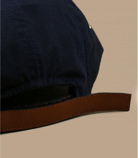 Béton Ciré navy blue 5 panel cap